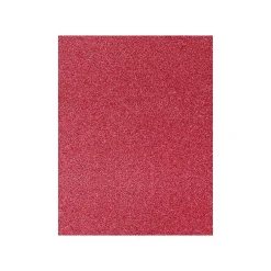 Sale 105 lb. Cardstock Paper, 8.5" x 11", Holiday Red Sparkle, 250 Sheets/Pack (81211-C-MS08250) Card Stock