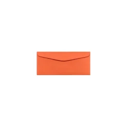 LUX #9 Regular Envelopes, 3 7/8" x 8 7/8", Bright Orange, 50 Qty (WS-2032-50)* Business