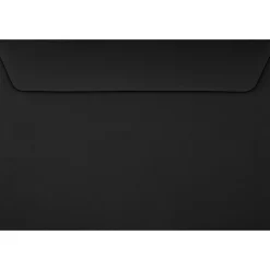 LUX 6 x 9 Booklet Envelopes 50/Pack, Midnight Black (F-4220-B-50)* Business