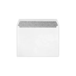 LUX 9 x 12 Booklet Envelopes 50/Pack, White w/Security Tint (49783-50)* Security Tinted