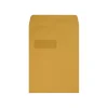 LUX 9 x 12 Kraft Open End Window Envelopes 50/Pack, 28lb. Brown Kraft (1590BK-50)* Window