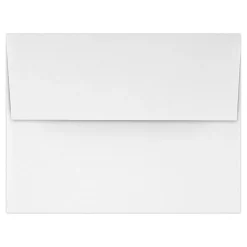 LUX A4 Invitation Envelopes (4 1/4 x 6 1/4) 50/Pack, 60lb. White w/Peel & Press (4872-WPP-50)* Business