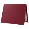 Clearance Certificate Holders, 9 1/2" x 11", Burgundy Red Linen, 50/Pack (CHEL185DB10050) Awards & Certificates