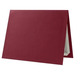 Clearance Certificate Holders, 9 1/2" x 11", Burgundy Red Linen, 50/Pack (CHEL185DB10050) Awards & Certificates
