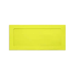 LUX Full Face #10 Window Envelopes, Citrus 4 1/8 x 9 1/2 inch 50/Pack* Window