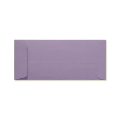 LUX 80lbs. 4 1/8" x 9 1/2" #10 Open End Envelopes, Wisteria Purple, 250/BX* Catalog