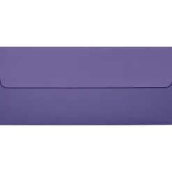 LUX 80lbs. 4 1/8" x 9 1/2" #10 Square Flap Envelopes, Wisteria Purple, 250/BX* Business
