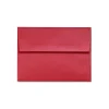 LUX 80lbs. 5 3/4" x 8 3/4" A9 Invitation Envelopes W/Glue, Jupiter Metallic Red Red, 250/BX* Business