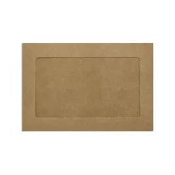 LUX Moistenable Glue #1 Window Envelope, 6" x 9", Grocery, 50/Pack (FFW-69-GB-50)* Window
