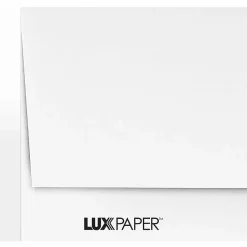 LUX Moistenable Glue A2 Invitation Envelope, 5 3/4" x 4 3/8", Bright White, 1000/Box (72924-1000)* Business