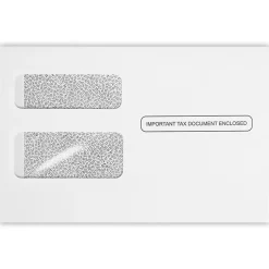 LUX Moistenable Glue Security Tinted Envelope, 5 3/4" x 8 7/8", White, 250/Pack (7486-W2-250)* Security Tinted
