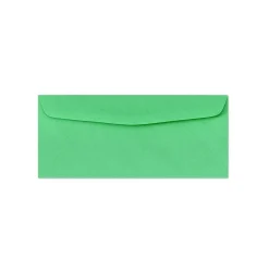 LUX Moistenable Glue Security Tinted #10 Business Envelope, 4 1/2" x 9 1/2", Bright Green, 500/Box (4260-12-500)* Security Tinted