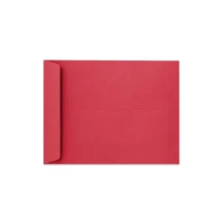 LUX Open End Moistenable Glue #13 Catalog Envelope, 10" x 13", Red, 500/Box (FE-7300-15-500)* Catalog