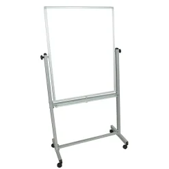 Outlet Double Sided Magnetic Dry-Erase Whiteboard, Aluminum Frame, 30" x 40" (MB3040WW) Dry Erase