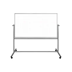Best Dry-Erase Mobile Combination Ghost Grid/Whiteboard, Aluminum Frame, 40" x 72" (MB7240LB) Dry Erase