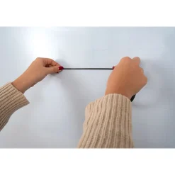 Best Dry-Erase Mobile Combination Ghost Grid/Whiteboard, Aluminum Frame, 40