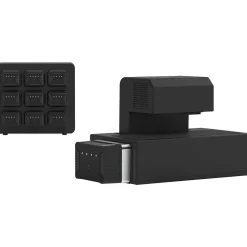 Luxor KwikBoost EdgePower 9-Bay Base Desktop Charging Station, Black (KBEP-BASE9)