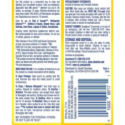 Lysol To Go Disinfecting Wipes To Go, Lemon & Lime Blossom Scent, 15 Wipes/Pack, 48 Packs/Carton (1920099717)