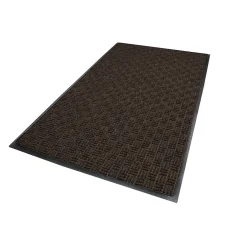 Floor Mats<M + A Matting WaterHog Masterpiece Select Commercial Wiper/Scraper Entrance Floor Mat, 4.92' x 2.92', Nutmeg (2653135070)
