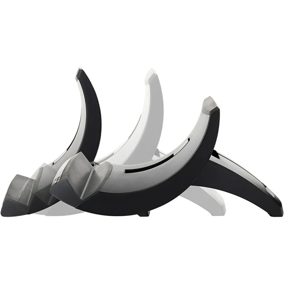 3M Adjustable Laptop Stand, Black, 3 in. Vertical Height Adjustment, Non-Skid Base (LX550)