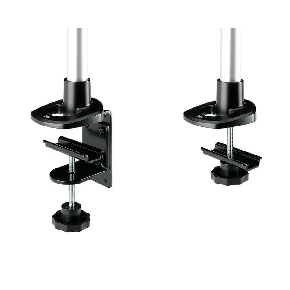 3M Dual-Swivel Monitor Arm, Up to 24" Monitor, Holds Up to 30 lbs., Black (MA140MB)* Monitor Mounts & Stands