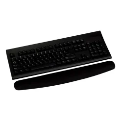 3M ™ Foam Wrist Rest for Keyboards, Black, Durable Fabric Cover, Anti-microbial Product Protection (WR209MB)* Ergonomic Wrist Rests