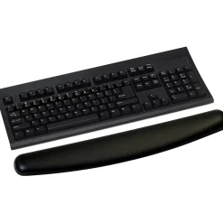 3M Gel Non-Skid Wrist Rest for Keyboards, Black (WR309LE)* Ergonomic Wrist Rests