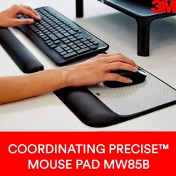 3M Gel Wrist Rest for Keyboards, Black, Soothing Gel Technology for Comfort and Support (WR85B)* Ergonomic Wrist Rests