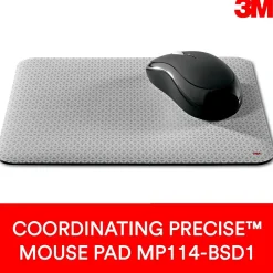 3M ™ Gel Wrist Rest for Keyboard and Mouse, Black, Easy Clean Cover, Anti-microbial Product Protection (WR340LE)* Ergonomic Wrist Rests
