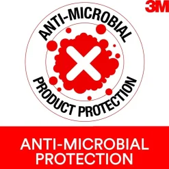 3M ™ Gel Wrist Rest for Keyboard and Mouse, Black, Easy Clean Cover, Anti-microbial Product Protection (WR340LE)* Ergonomic Wrist Rests