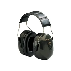 Ear Protection<Peltor 3M™ Optime 101 Earmuffs, Deluxe Personal H Earing Protector, Over-The-Head, Green, 27dB