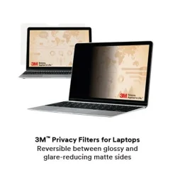 3M Privacy Filter for 14" Widescreen Laptop with COMPLY Attachment System, 16:9 Aspect Ratio (PF140W9B)