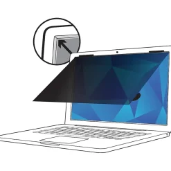 3M Privacy Filter for 15.6" Widescreen Laptop with COMPLY Attachment System, 16:9 Aspect Ratio (PF156W9B)