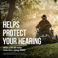 Ear Protection<3M WorkTunes Connect and Solar Wireless Bluetooth Hearing Protector, 26 dB, Black (90573-DC)