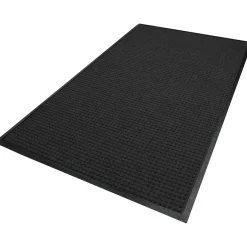 Floor Mats<M + A Matting M+A Matting WaterHog Squares Classic Mat, universal cleated, 4' x 6', Charcoal (2005446070)