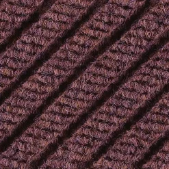 Floor Mats<M + A Matting M+A Matting WaterHog Max Grand Diamond, Mat + Two Ends, Universal Cleated, 3' x 11.7', Maroon (2249740000000)