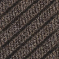 Floor Mats<M + A Matting M+A Matting WaterHog Max Grand Diamond, Mat + Two Ends, Universal Cleated, 3' x 11.7', Chestnut Brown (2250000000000)