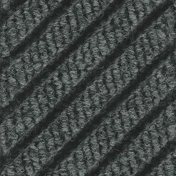 Floor Mats<M + A Matting M+A Matting WaterHog Max Grand Diamond, Mat + One End, Universal Cleated , 3' x 5.5', Black Smoke (2220000000000)