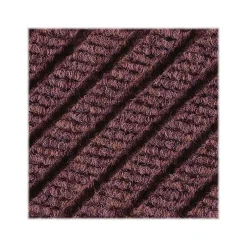 Floor Mats<M + A Matting M+A Matting WaterHog Max Grand Diamond, Mat + One End, Universal Cleated, 4' x 10.5', Maroon (22248744105070)
