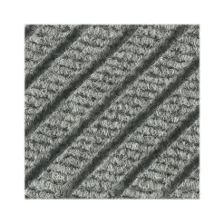 Floor Mats<M + A Matting M+A Matting WaterHog Max Grand Diamond, Mat + One End, Universal Cleated, 4' x 10.5', Grey Ash (22248734105070)