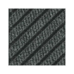 Floor Mats<M + A Matting M+A Matting WaterHog Max Grand Diamond, Mat + One End, Universal Cleated, 4' x 10.5', Black Smoke (22248704105070)