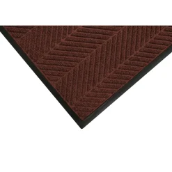 Floor Mats<M + A Matting M+A Matting WaterHog Max Herringbone Classic Mat, Universal Cleated, 3' x 10', Maroon (224000000000)