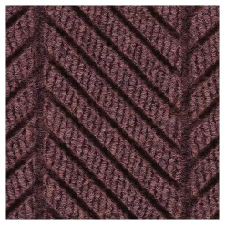 Floor Mats<M + A Matting M+A Matting WaterHog Max Herringbone Classic Mat, Universal Cleated, 3' x 10', Maroon (224000000000)