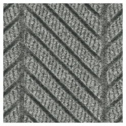 Floor Mats<M + A Matting M+A Matting WaterHog Max Herringbone Classic Mat, Smooth, 4' x 6', Grey Ash (22407346170)
