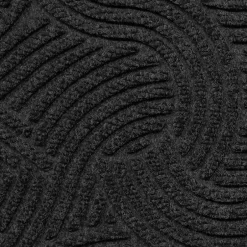 Floor Mats<M + A Matting M+A Matting WaterHog Plus Indoor Mat, 2.92' x 9.67', Black Smoke (18570310090)