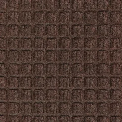 Floor Mats<M + A Matting M+A Matting WaterHog Squares Classic Mat, Smooth, 3' x 10', Dark Brown (20052310170)