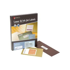 Maco All Purpose Labels, 1" x 2.63", White, 3000/Box (PICML3000)* Shipping Labels