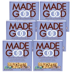 Snacks & Granola Bars<MadeGood Gluten Free Mixed Berry Granola Bar, 0.85 oz., 6 Bars/Box (307-00245)