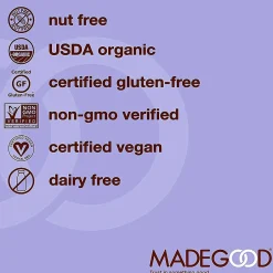 Snacks & Granola Bars<MadeGood Gluten Free Mixed Berry Granola Bar, 0.85 oz., 6 Bars/Box (307-00245)