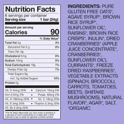 Snacks & Granola Bars<MadeGood Gluten Free Mixed Berry Granola Bar, 0.85 oz., 6 Bars/Box (307-00245)